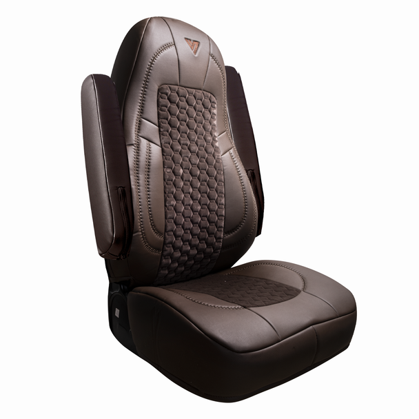 VOLVO VNL VNM 2004-2018 Leather Seat Cover - Diamond style