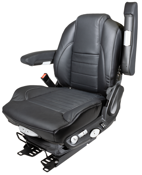 GraMag Mid Back Aftermarket Truck Seat in grey stitching