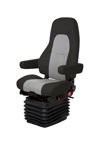 NAtional Admirał in black and grey ultra leather