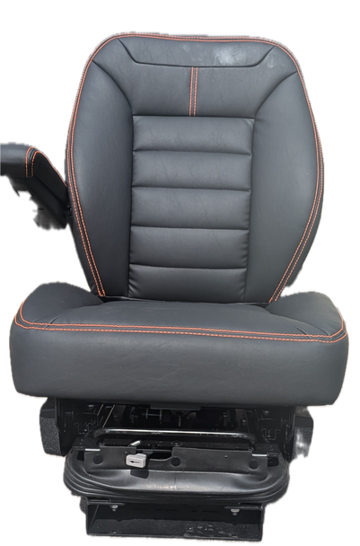 Knoedler Air Chief WIDE Puffy Probax HD Suspension Black Man-made Leather