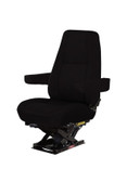 Bostrom Baja Low Profile Mid Back in black with arms