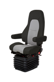 NAtional Admirał in black and grey ultra leather