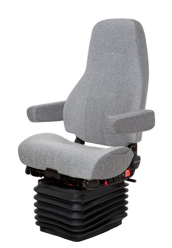 National Seating Commodore Truck Seat Grey Mordura