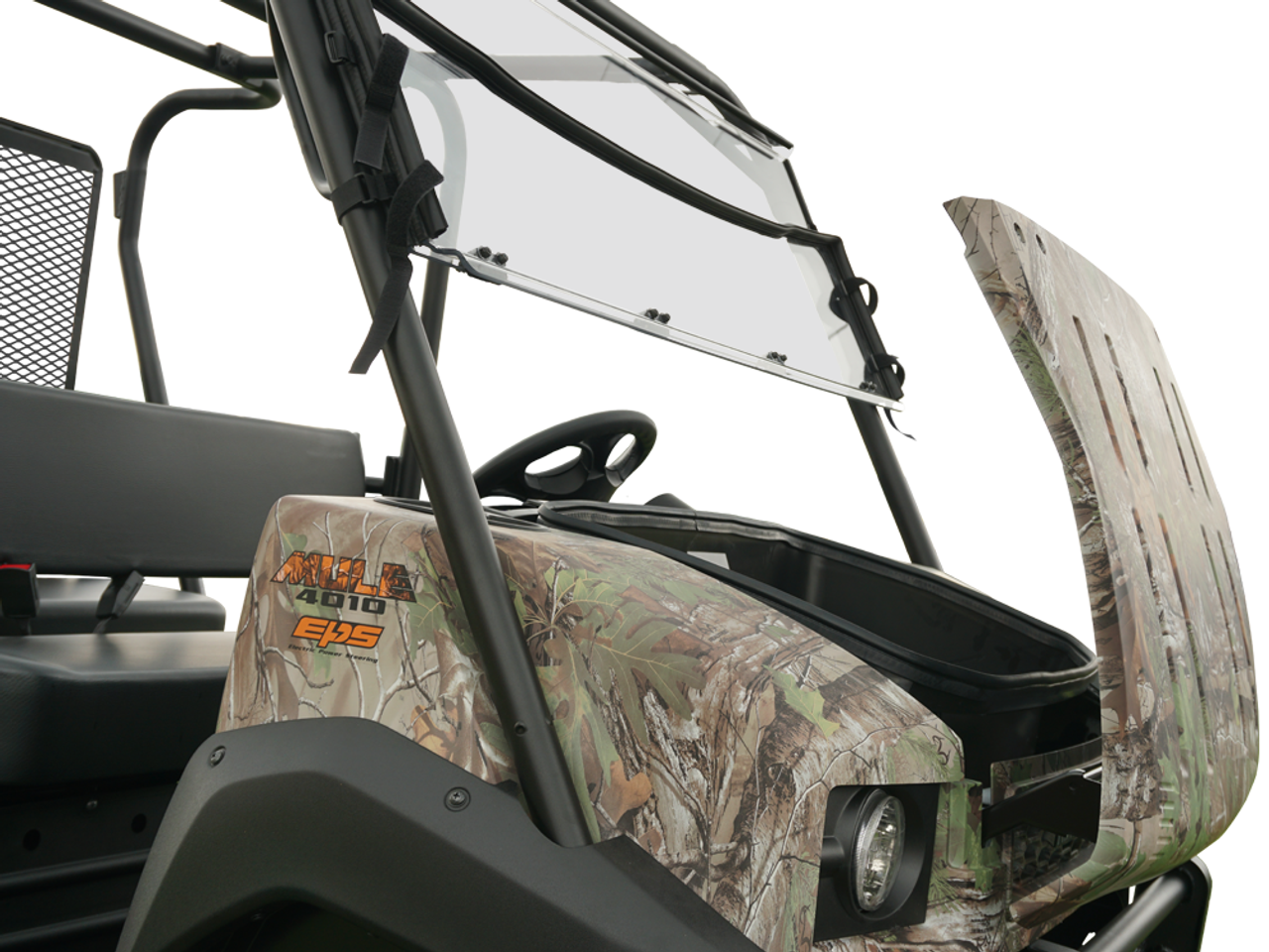 Kawasaki Mule 4010/Trans MultiFold Scratch Resistant Windshield UTV HQ
