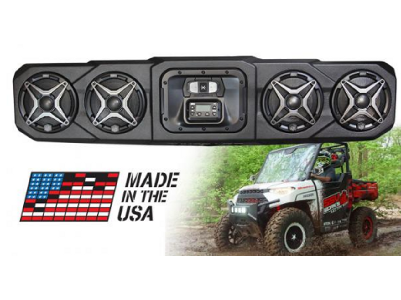 polaris ranger bluetooth soundbar