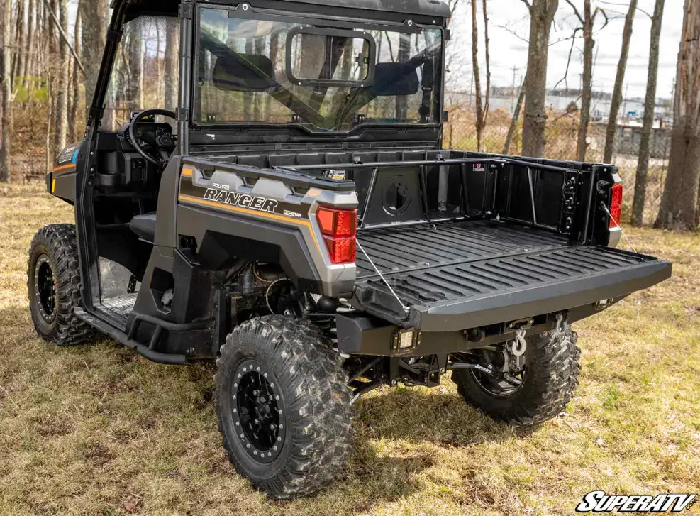 Black Powder Coated Steel Bed Rails Cruiser Bed Rails For Polaris