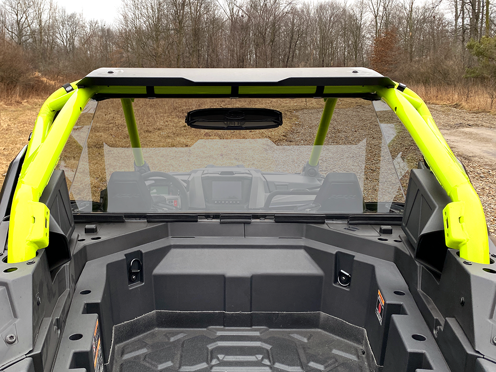 2024 Rzr Pro R Rear Windshield Polaris RZR Pro-R Light Tinted Rear Vented Windshield (2022+) | UTV HQ