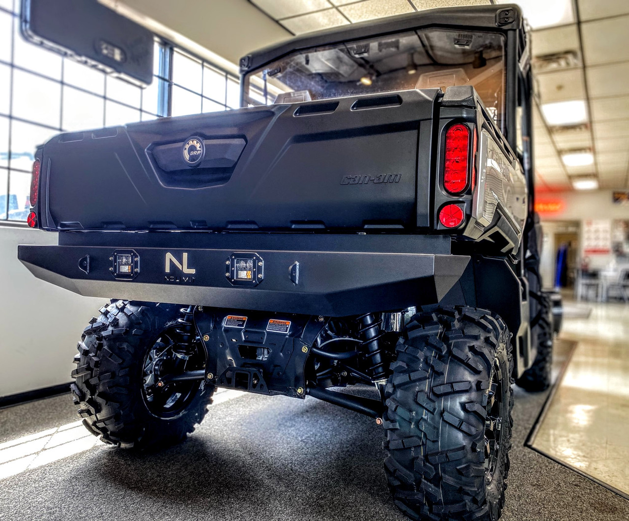 CanAm Defender Heavy Duty Rear Bumper w/LED Lights UTV HQ