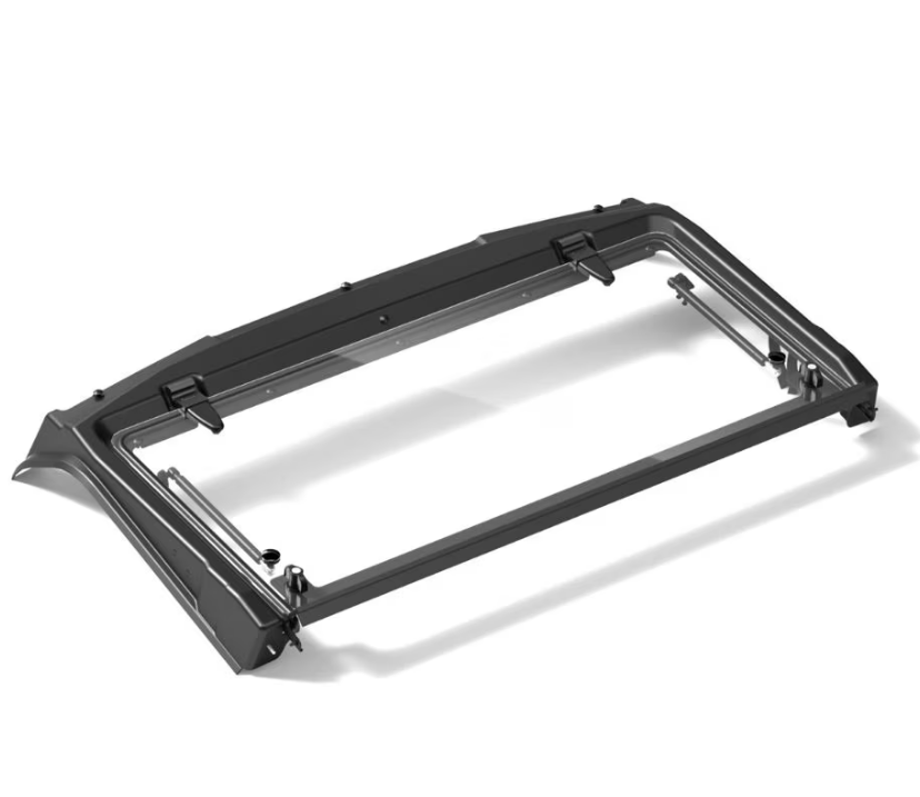 Yamaha Rmax Rear Sliding Windshield Yamaha OEM RMAX 1000 Compact 4 Seat Flip Up Rear Glass Windshield | UTV HQ