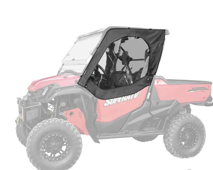 Black Door Pockets For 2021-2022 Yamaha Wolverine RMAX 1000 X2/X4 – Storage Bags, PE Plastic