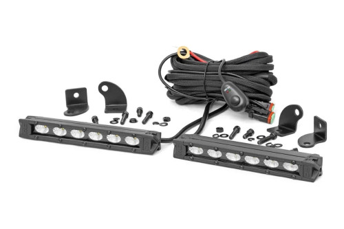 Rough Country 6-inch Slimline Cree LED Light Bars (Pair)