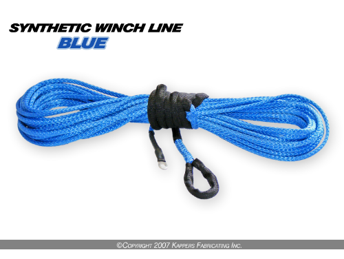 1/4" Synthetic 50' ATV Winch Cable (Blue)