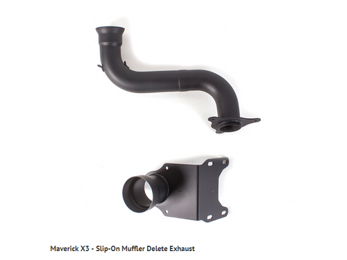 HMF Slip-On Muffler Delete Exhaust - Can-Am Maverick X3