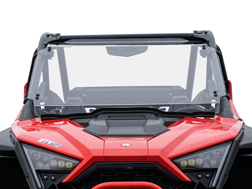 Polaris RZR Turbo R Hard Coated Full Tilting Windshield