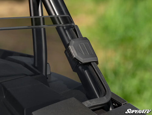 SuperATV Half Windshield For Polaris RZR XP 1000 2024+ – Clear Polycarbonate