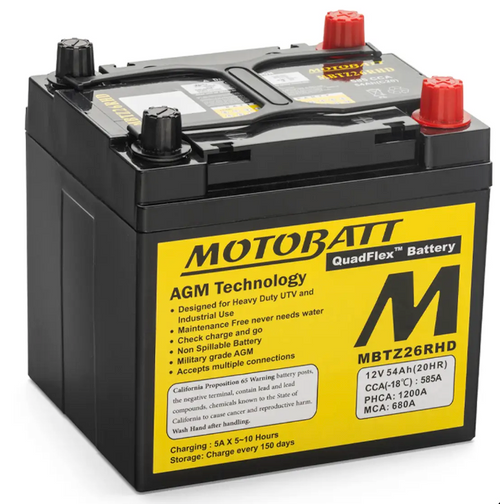 Polaris RZR MOTOBATT Battery Replacement