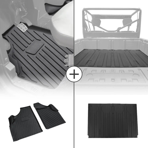 Can-Am Defender TPE Floor Mats & Bed Liner Kit