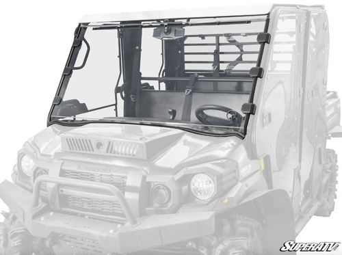 Kawasaki Mule Pro Scratch Resistant Full Windshield