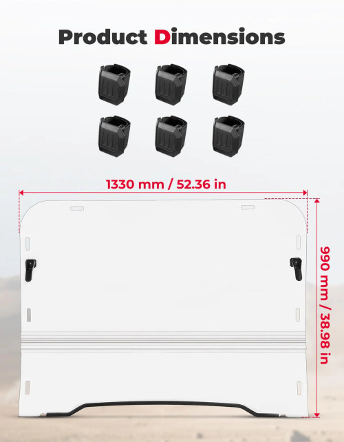 Kawasaki Mule 3010 Full Windshield UTV HQ