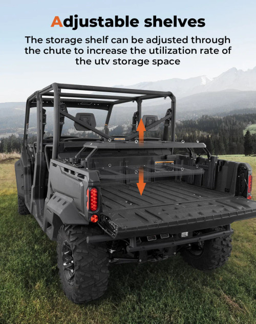 Can-Am Defender Adjustable Rear Rack | UTV HQ
