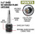 GMR25 Waterproof GMRS Mobile Radio Kit with External Speaker