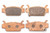 Honda Pioneer 1000 Sintered Brake Pads