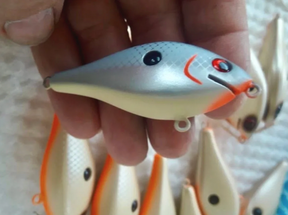 WATER WOOD CUSTOM BAIT E1 CRANKBAIT French Pearl NEW $24.99 - PicClick