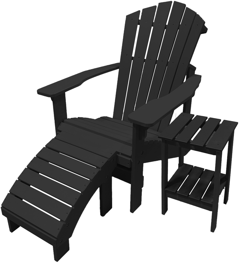 Adirondack Traditional Outdoor HDPE Patio Backyard Beach Furniture