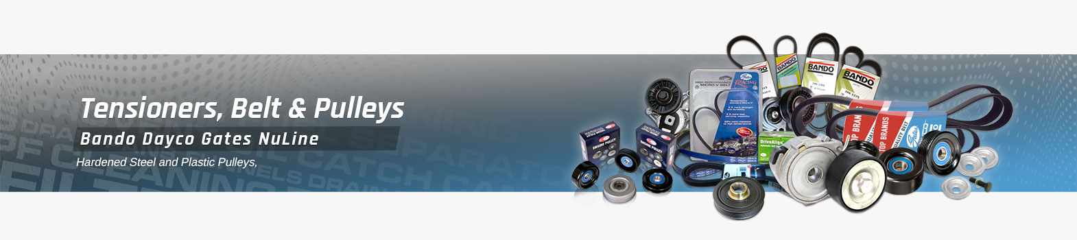 Automotive Filters and Parts - Tensioners, Balancers, Belts and Pulleys - Western Filters