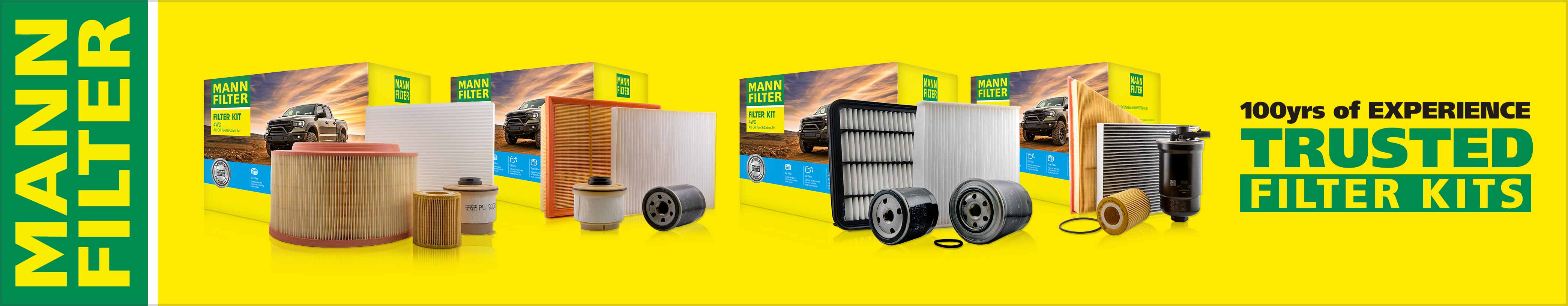 MANN-Filter Premium Filter Kits - Trusted with 100 Years of Experience