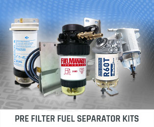 Pre Filter Fuel Separator Kits from Western Filters