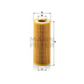 Mann Oil Filter HU721/4X for BMW X5 3.0L E53 E70 (2004-10)