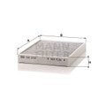 MANN Cabin Filter CUK2733 for Landrover Discovery Sport 2.0L LC L550 Petrol (2015-on)