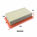 WA5590 Air Filter for Nissan Renault