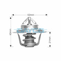 DT15A Thermostat 52mm Diam. 82C Multiple Applications