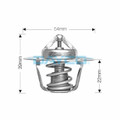 DT14C Thermostat 54mm Diam. 71C for Ford/ Holden