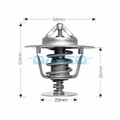 DT24A Thermostat 54mm Diam. 82C Multiple Applications DT24A Thermostat 54mm Diam. 82C Multiple Applications