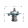 DT27A Thermostat 52mm Diam. 82C Multiple Applications
