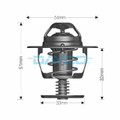 DT78A Thermostat 54mm Diam. 82C for Ford/ Hyundai/Kia/Mazda DT78A Thermostat 54mm Diam. 82C for Ford/ Hyundai/Kia/Mazda