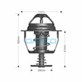 DT80G Thermostat 54mm Diam. 89C for Ford