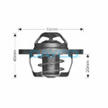 DT84A Thermostat 54mm Diam. 82C for Chevrolet/Suzuki/SMART