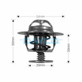 DT67A Thermostat 54mm Diam. 82C for Hyundai/Kia DT67A Thermostat 54mm Diam. 82C for Hyundai/Kia
