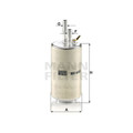 WK6004 MANN Fuel Filter for VOLVO 2007-15 S60 II V60