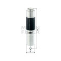 WK5016Z MANN Fuel Filter for MERCEDES-BENZ C-Klasse 2014-18 180 200