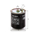 WK822/1 MANN Fuel Filter for MERCEDES-BENZ 1999-07 C-Klasse W203