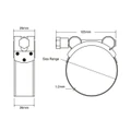 TTBS149-161P Tridon Stainless Steel T-Bolt Clamp (149mm to 161mm) Box of 5