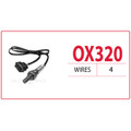 Oxygen Sensor OX320 for Opel Astra 1.8L X18XE I4 16V DOHC (1999-2003)