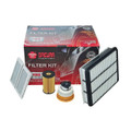 Sakura Filter Kit K-11610 for Toyota Landcruiser 4.5L V8 70 Series 1VD-FTV (2020-2022) Sakura Filter Kit K-11610 for Toyota Landcruiser 4.5L V8 70 Series 1VD-FTV (2020-2022)