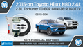Donaldson Pre-Filter Kit for  2015-on Toyota Hilux N80 2.4L TD Fortuner 2.8L EGR 1GDFTV
