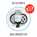 2024-on Mitsubishi Triton MV 2.4L 11mic Donaldson Pre-Filter DUAL Bracket Kit OS-53-DON-B